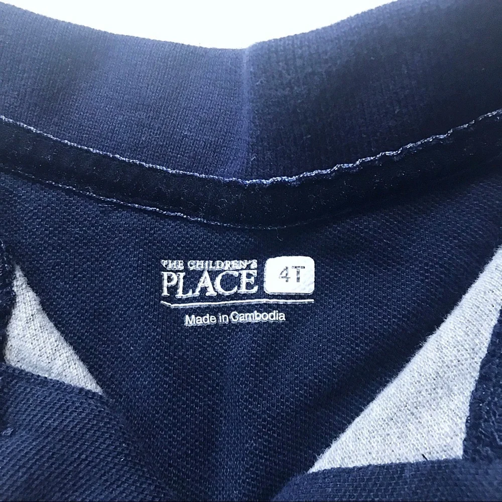 •Children’s Place• baseball pique polo shirt